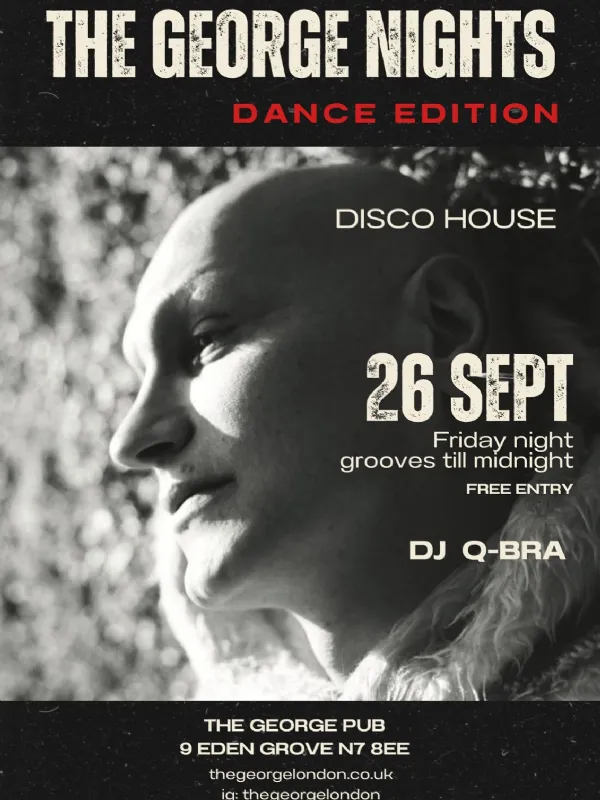 The George Nights: Dance Edition – Friday, 26 September